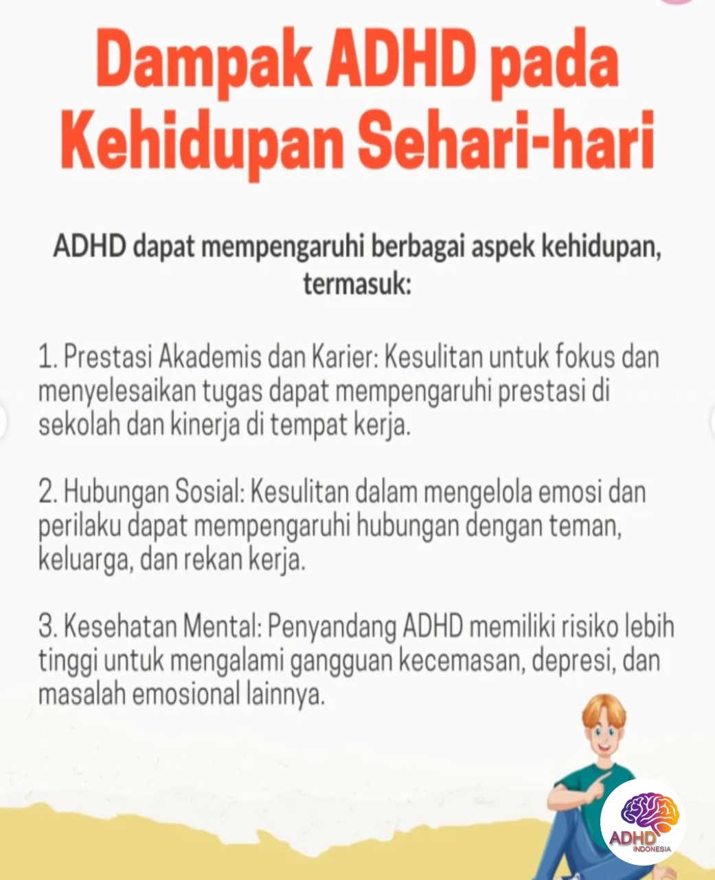 ADHD dan Hubungan Sosial Anak di Lingkungan Sekolah di Kabupaten Karo